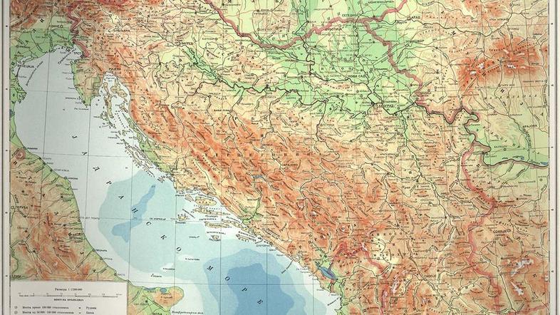 zemlejvid, Jugoslavija