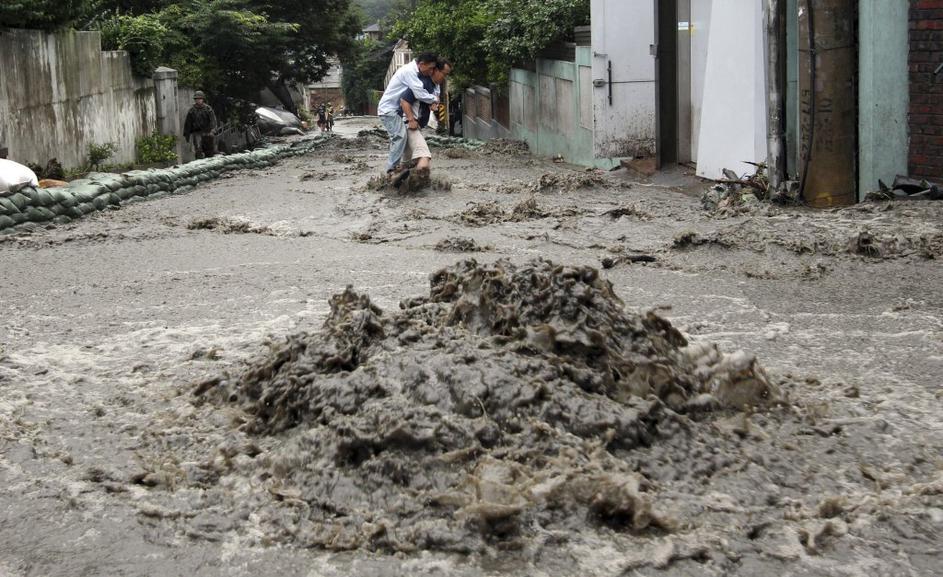 južna koreja, poplave
