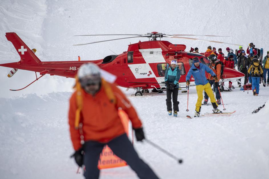 Plaz v smučarskem letovišču Andermatt