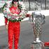 Indy 500 zmagovalec 2010 Dario Franchitti Ashley Judd