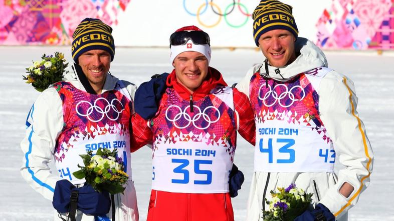 Dario Cologna Johan Olsson Dani Richardson 15 km smučarski tek