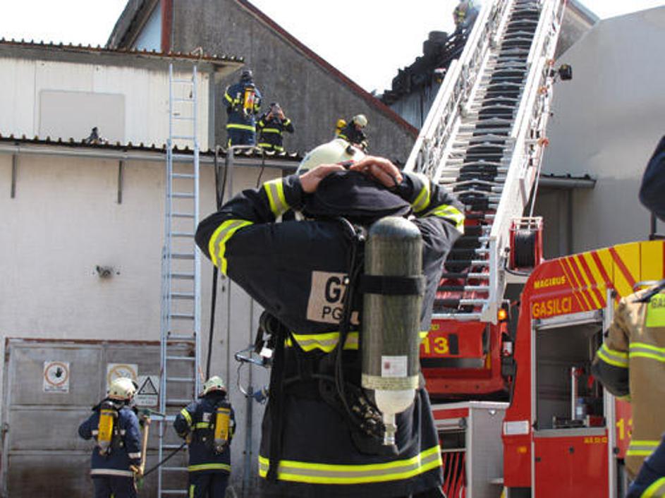Širjenje požara so s hitro intervencijo preprečili gasilci.