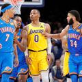 Russell Westbrook Oklahoma City Thunder Los Angeles Lakers