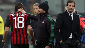 Montolivo AC Milan Ajax Allegri Liga prvakov izključitev