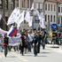 protest delavci Maribor