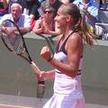 Polona Hercog je v prvem kolu premagala Aliso Klejbanovo.