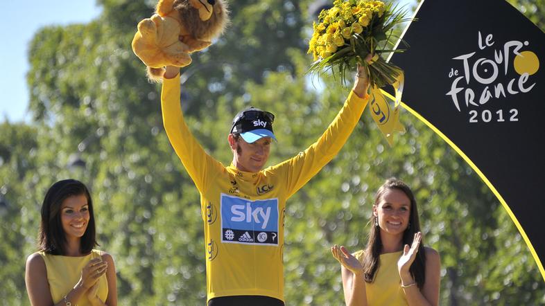 Bradley Wiggins Tour dirka po Franciji zmagovalec