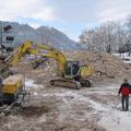 Ruševine bodo predvidoma odstranili do konca leta. (Foto: Iztok Golob)