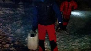 Reševanje z Velike planine