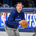 Luka Dončić ogrevanje Mavs