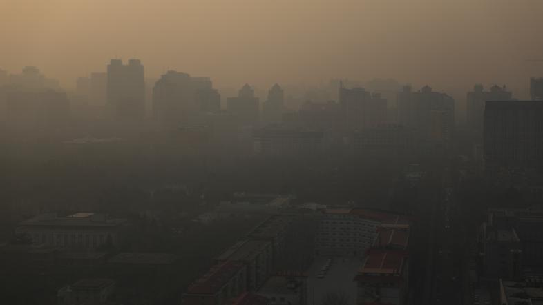 Peking smog onesnaženje