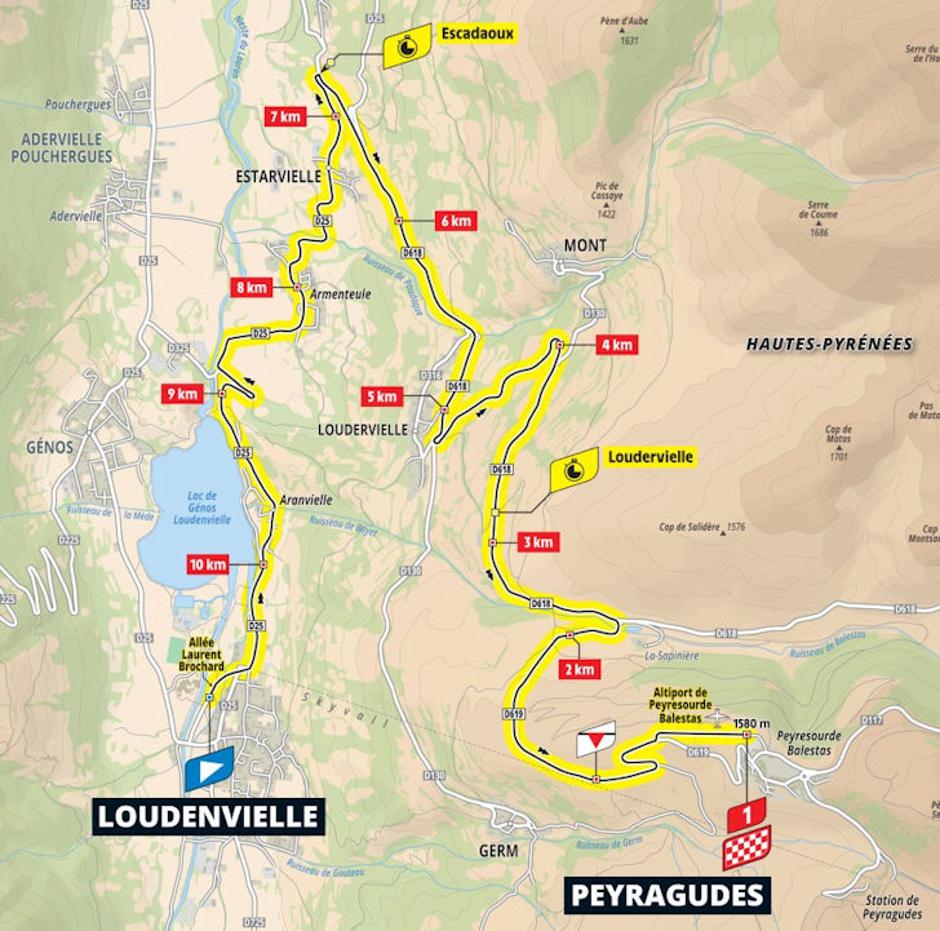 Trasa 13. etape Toura | Avtor: Cyclingstage
