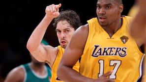 Trener Celticsov Rivers, pravi, da je bil Gasol na prvi tekmi najboljši. (Foto: 