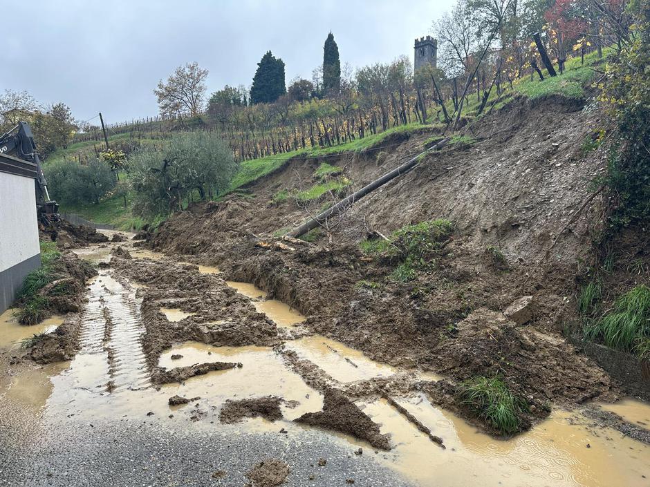 Fojana poplave plazovi Brda | Avtor: CZ občine Brda