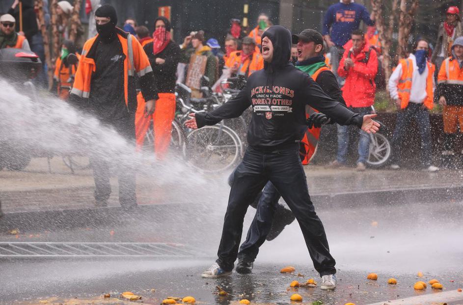 Protesti v Bruslju