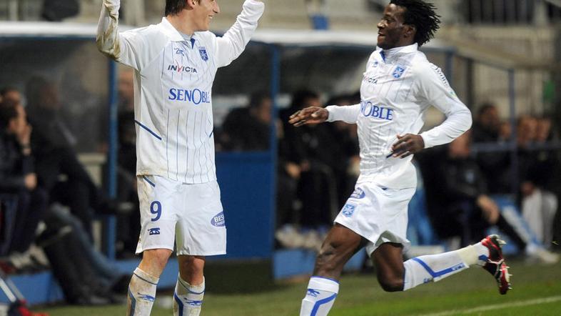 Valter Birsa je dosegel gol s 45 metrov. (Foto: AFP)