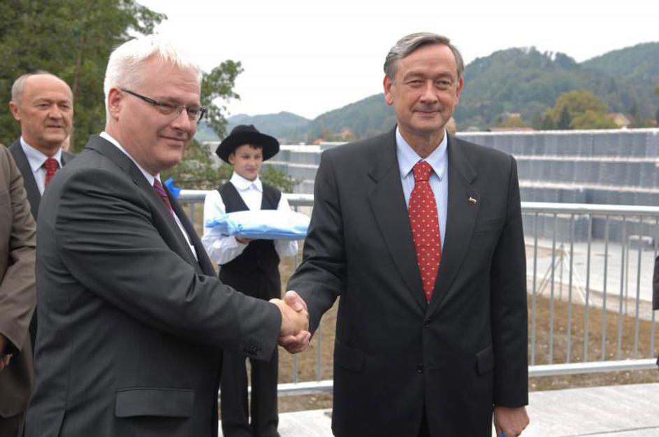 Danilo Türk, Ivo Josipović, Sotla, Rogatec