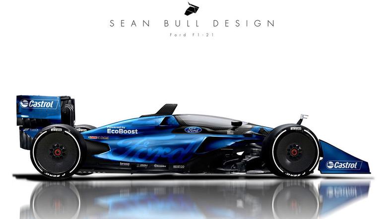 formula 1, dirkalnik, sean bull,  dizajn