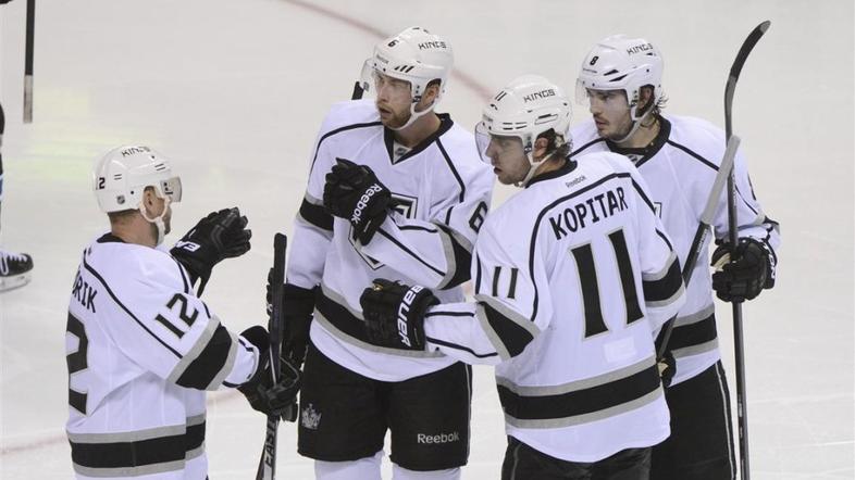 Kopitar Vojnov Muzzin San Jose Sharks Los Angeles Kings liga NHL