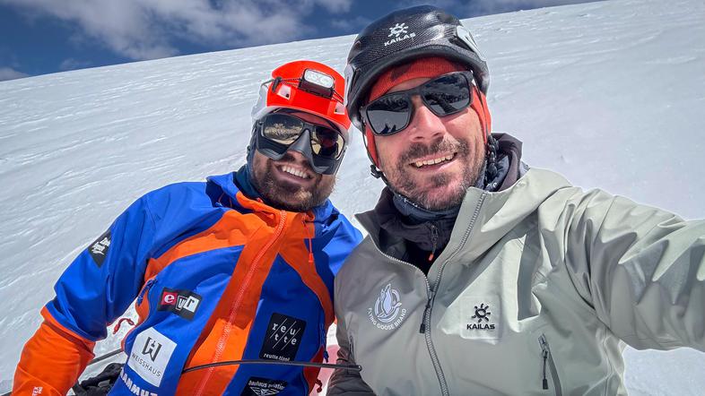 Aleš Česen in Lukas Wörle