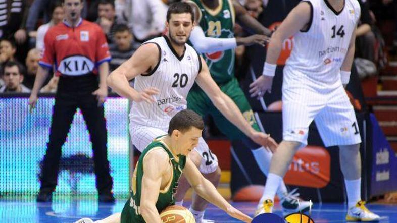 Partizan : Olimpija 61:50