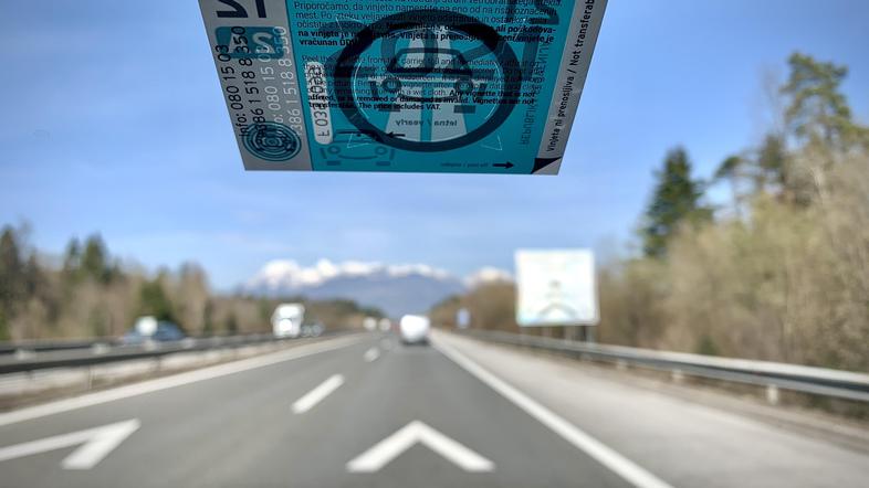 Vinjeta vožnja avtocesta promet