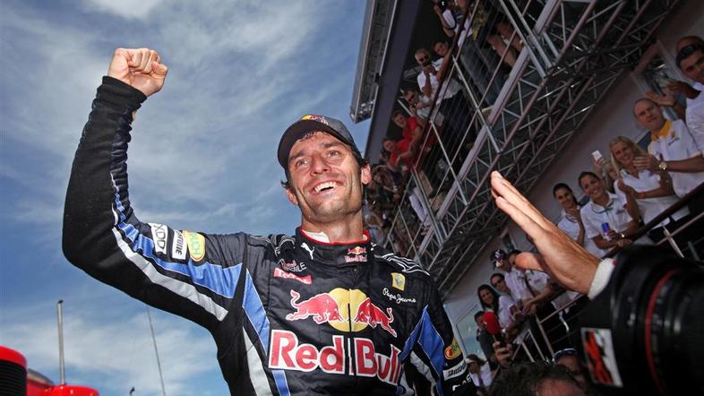 Mark Webber je v pravem trenutku pokazal, da ne sme biti številka 2. (Foto: EPA)