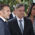 Emmanuel Macron na obisku pri Robertu Golobu