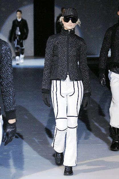 Utrinki z milanske modne revije Giorgia Armanija