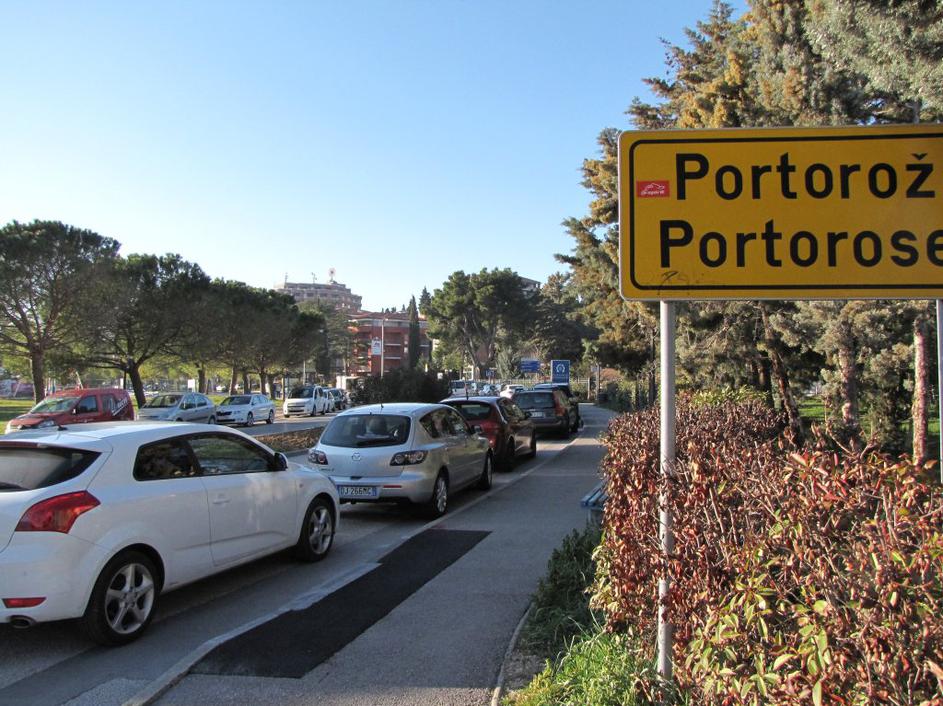 parkirnina, parkirišča, Portorož