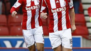 Charlie Adam Odemwingie Stoke City Manchester United