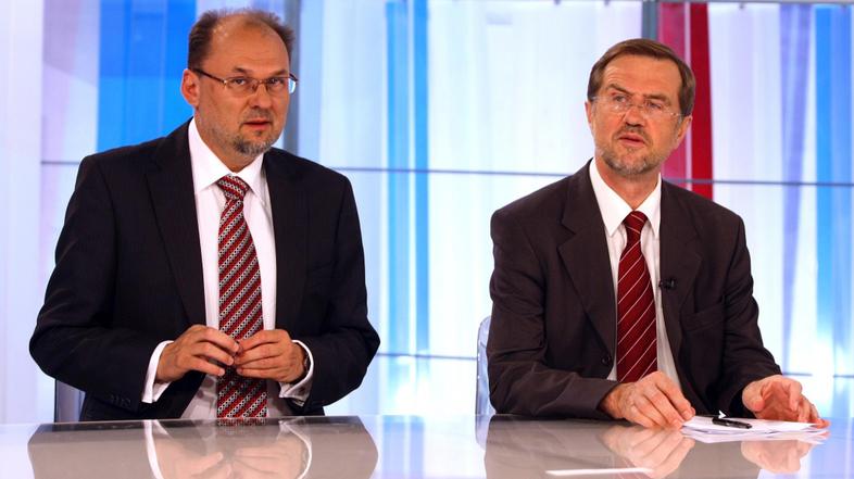 slovenija 04.06.09 Jelko Kacin, Lojze Peterle, oddaja Trenja na temo Streznitev 