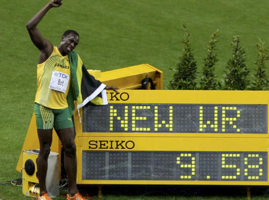 Usain Bolt je tekel najhitreje v zgodovini teka na 100 metrov.
