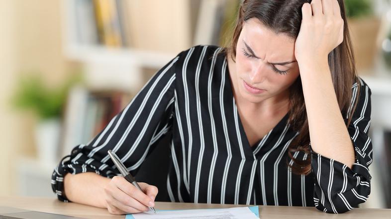 stres, skrbi, ženska, žalost