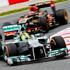 rosberg räikkönen mercedes lotus vn španije