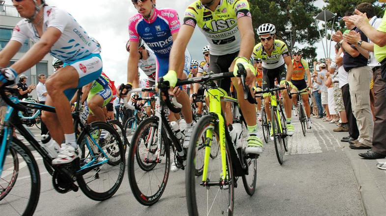 Dirka Po Sloveniji je v petek obiskala tudi sosednjo Avstrijo. (Foto: Barbara Mi