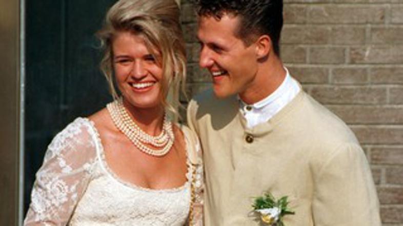 corrina schumacher, poroka, michael schumacher