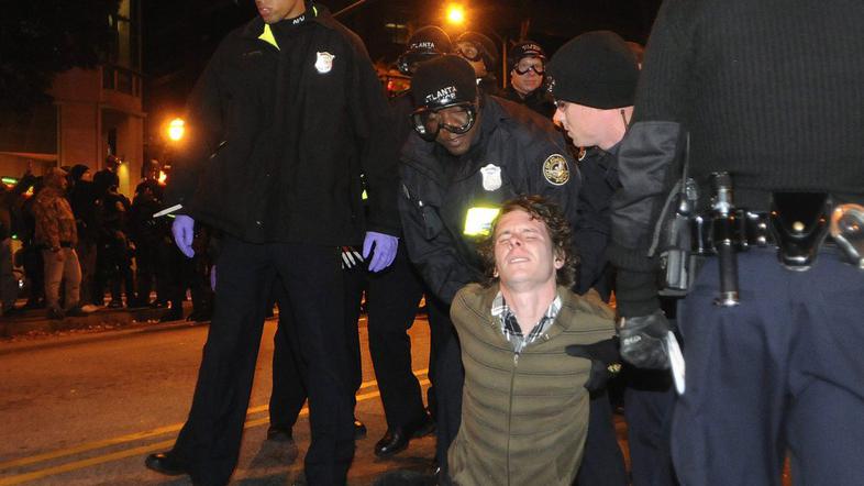 Aretacija na protestih