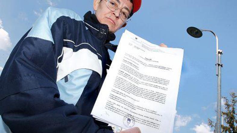 Snežana Ćurćić s pozivom, zaradi katerega ji grozi izbris.