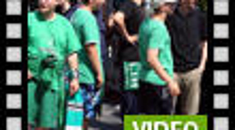 Green Dragonsi so v soboto zavzeli Prešrnov trg.