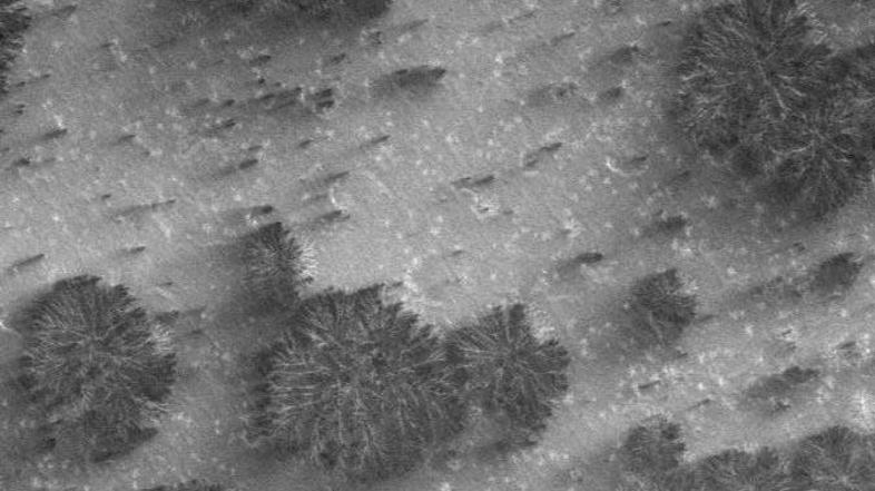 Gre za optično prevaro. Na fotografiji je le led, ki se topi in premika. (Foto: 