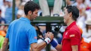 Novak Đoković Kei Nishikori Miami