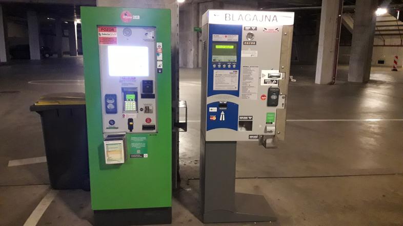 Parkomata v P+R Stožice