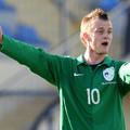 Rene Mihelič je ob zmagi slovenske mladinske reprezentance prispeval oba zadetka