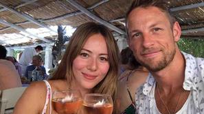 Jenson Button Jessica Michibata