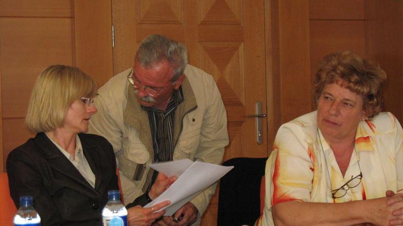 Sodna izvedenka Milenka Špenger Benko ter nadzornika Rudi Gajšek in Marija Budiš