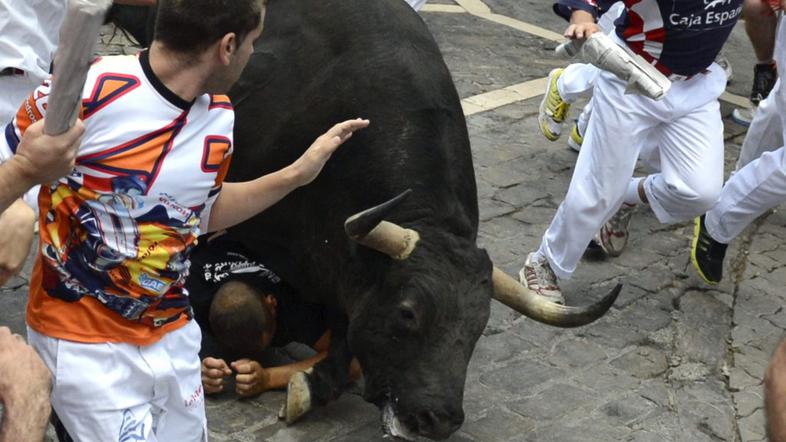 tek pred biki, Pamplona