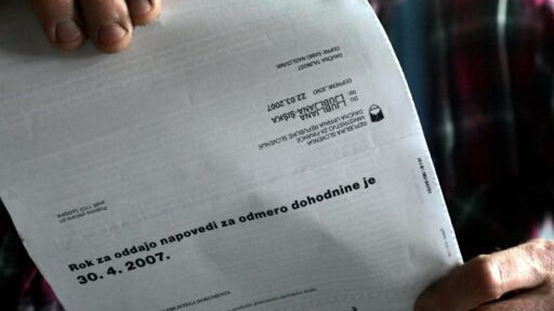 249.216 davčnim zavezancem bo DURS danes vrnil preveč plačano dohodnino.