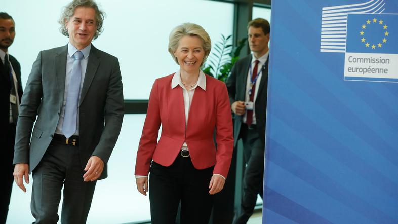 Ursula von der Leyen in Robert Golob