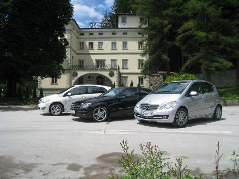 Mercedes-Benzov paket novosti, razred A, B in CLC.